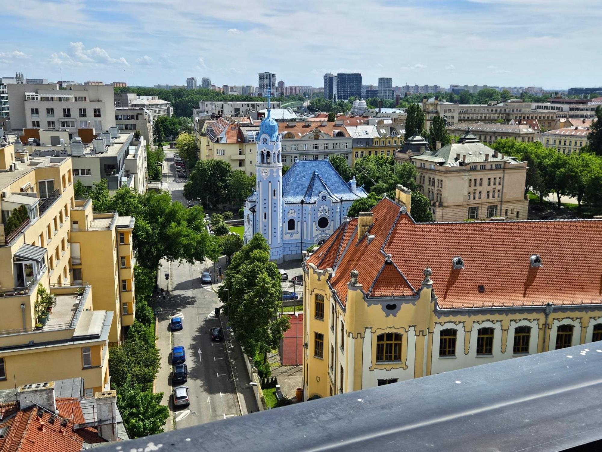 Panorama View Design Apt In Old Town - Free Parking براتسيلافا المظهر الخارجي الصورة