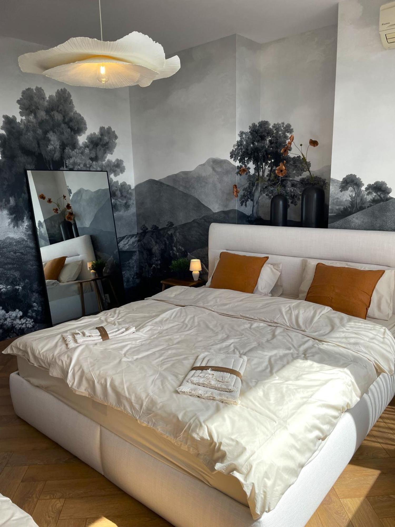 Panorama View Design Apt In Old Town - Free Parking براتسيلافا المظهر الخارجي الصورة
